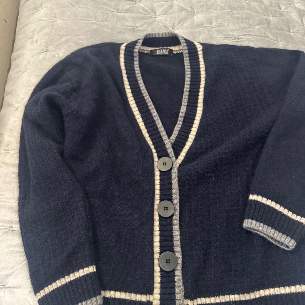 Wool cardigan